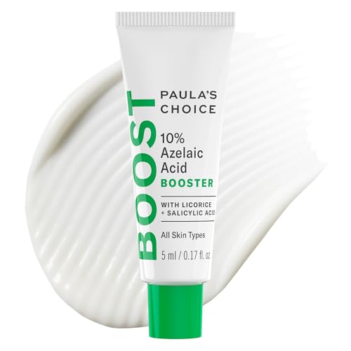 Paula’s Choice BOOST 10% Azelaic Acid Booster Cream Gel, Oil-Free Serum Fades Discoloration & Post-Blemish Marks, with Licorice Extract & Salicylic Acid, Fragrance-Free, 1 Fl Oz