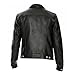 HIDE CRAFTS Classic Trucker Fashion Leather Jacket Men (US, Alpha, XX-Large, Regular, Regular, Black)