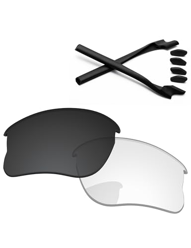 Image of Replacement Lenses & Rubber Kits for Oakley Half Jacket 2.0 XL OO9154 62mm - Precise Fit, UV Block, Impact Resistant
