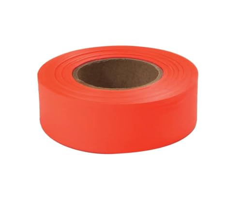 Image of Empire Level 77-067 Flagging Tape, Red, 600-Feet by 1-Inch
