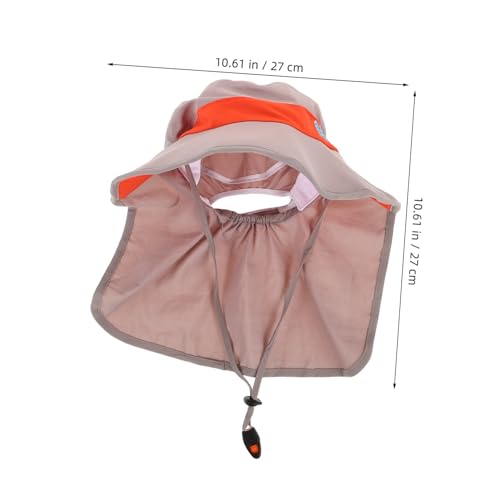 Adjustable UV Protection Bucket Cap for Boys Unisex Summer Beach Outdoor Activities Hat for Hiking Grey2