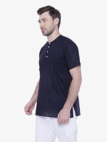 Image of Rajubhai Hargovindas Mens Casual Cotton Straight Kurta