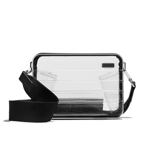 Image of Away Stadium Bag, Stadium-Approved Clear Purse & Crossbody Bag | Clear Stadium Bag for Concerts, Festivals and Sports Events, Compact 5 inch x 3 inch x 7 inch Crossbody Design