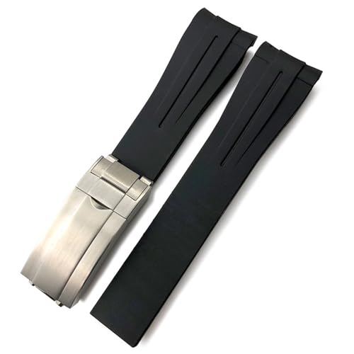 Bracelet montre silicone 20mm vert pour remplacer et protéger votre bracelet luxe