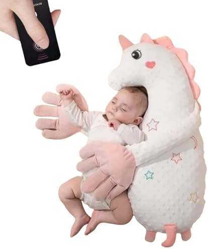 Peluche de Unicornio para Bebés: Juguete Sensorial Suave, Almohada Reconfortante y Compañero de Sueño Seguro