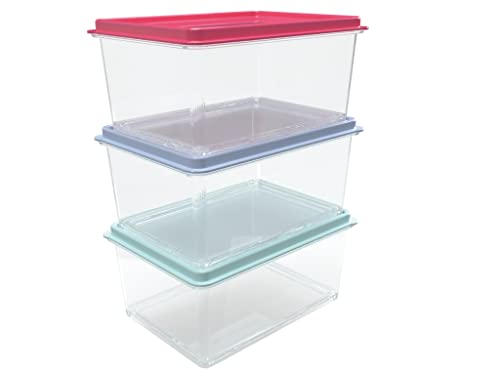 POTE FIT RETANGULAR DEGRADÊ 460 ML C/3