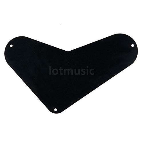 Guitar Parts 2 Sets Replacement PRS SE Electronics Backplate Cavity Cover,3ply Black