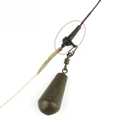 Accesorios terminales de pesca para carpa, set 40 piezas miniatura 6