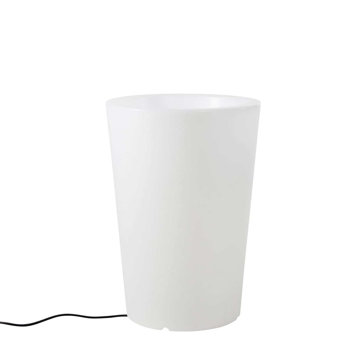 Qazqa verano - Pot lumineux - 1 lumière - Ø 41.5 cm - Blanc - Moderne - éclairage extérieur