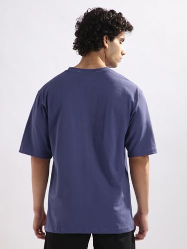 Image of Nobero 100% Cotton Oversized T Shirts for Men Stylish | Oversized Fit | Solid T Shirts for Men 180 GSM Combed Cotton | Round Neck Half Sleeve