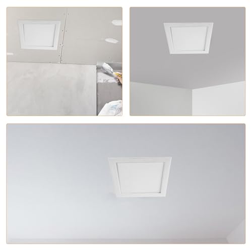 Panel de Acceso de Plástico ABS EXCEART (2 Piezas) para Plomería y Techo 8