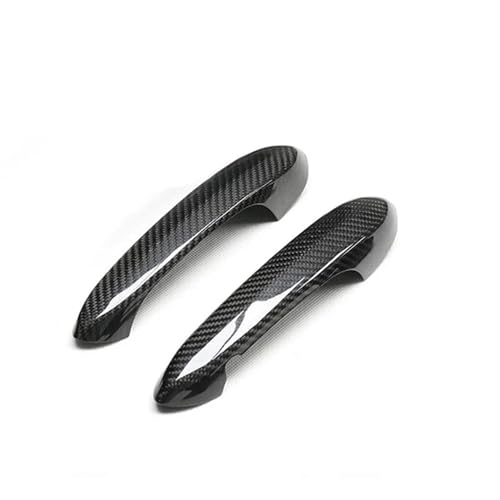 Manija de puerta para BMW G20 G30 X3 X5, cubre arañazos en el agarre con fibra de carbono real