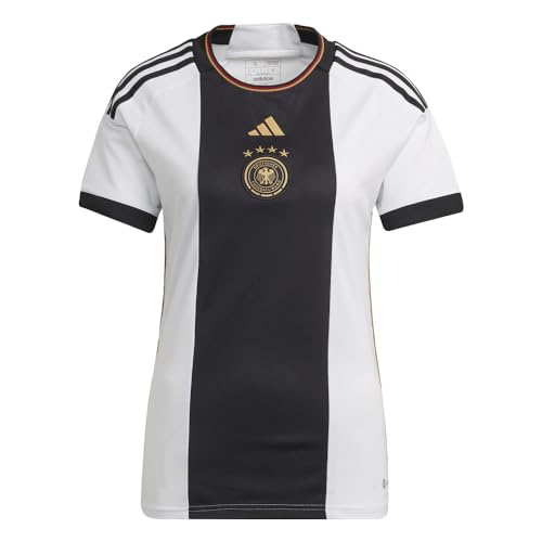 Preisvergleich Produktbild adidas Damen Fußball Deutschland 2022 Heimtrikot, weiß / schwarz, Mittel