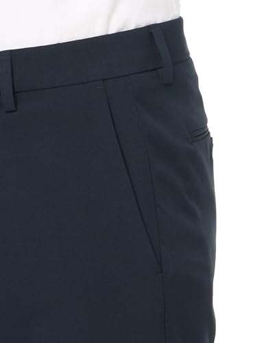 Savane Men's Slim Fit Flat Front Dress Pants with Comfort Waistband, 29"/30"/32" Inseams, 4-Way Stretch, Comfortable Slacks3