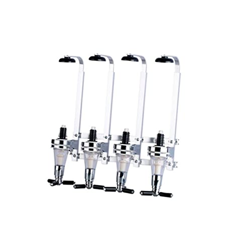 Unomor Diy Drink Dispenser 4-bottle Wall-mounted Dispenser Bar Leakproof Easy to Use for Home Party