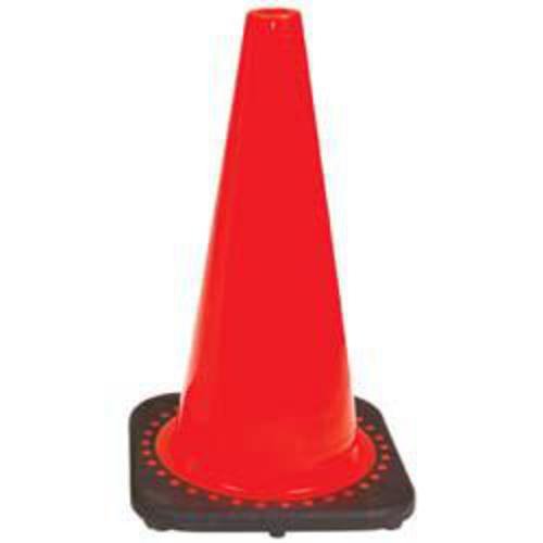 Dicke 18LC Orange 18 Inch 3 Pound High-Visibility Traffic Cone