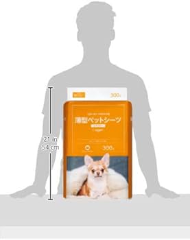 値下げ オマケあり Wagペットシーツ薄型レギュラー 300枚×4袋 51W2hJ1xURL.jpg_BO30,255,255,