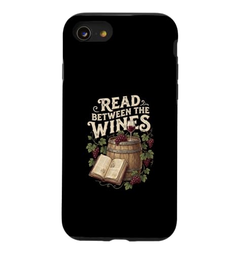 Read Between The Wines Book Club ���C�����[�_�[�̃��[���A �X�}�z�P�[�X iPhone SE (2020) / 7 / 8 �p