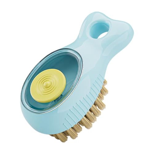 Kitchen Scrub Brush - Grime Removal With Soap Dispenser | Soap Dispensing Dish Scrubber Brush | For Grill Grates Oven Interiors 