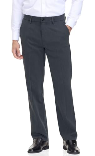 Image of Soojun Men's Classic Fit Flex Waist Flat Front Dress Pant