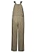 National Safety Apparel C45LIQT40SM32 ArcGuard HRC 4 Arc Flash Bib Overall, Small, Khaki