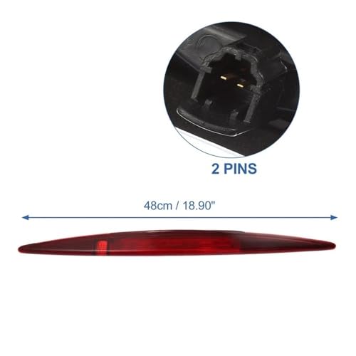 Feu stop troisième pour CR-V 2012-2016 - Remplacement rouge 34270TFCH01 élevé