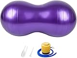 Peanut Ball está equipado con una bomba de pie, que se puede inflar rápidamente, lo que es muy adecuado para su uso en hogares y salas de fitness. El paquete incluye 1 bola de maní, 1 bomba manual, 1 tapón y 1 herramienta para quitar el tapón.