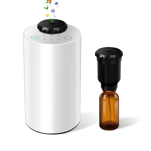 Diffusore di oli essenziali, Diffusore per auto, Timer e diffusore di olio essenziale, Funzionamento a batteria, per auto, camera, ufficio