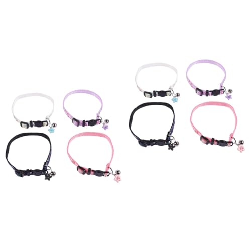 Collier pour chat avec fleurs VANZACK haute finition florale 8 pièces