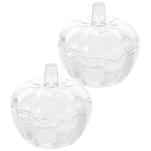 Bocaux en verre citrouille pour bonbons et boîte décorative de table