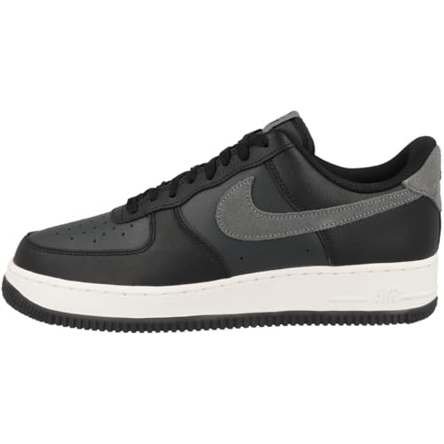 Nike Zapatillas bajas Air Force 1 '07 LV8 para hombre, Black Smoke Grey Dark Smoke Grey Fj4170 004, 48.5 EU
