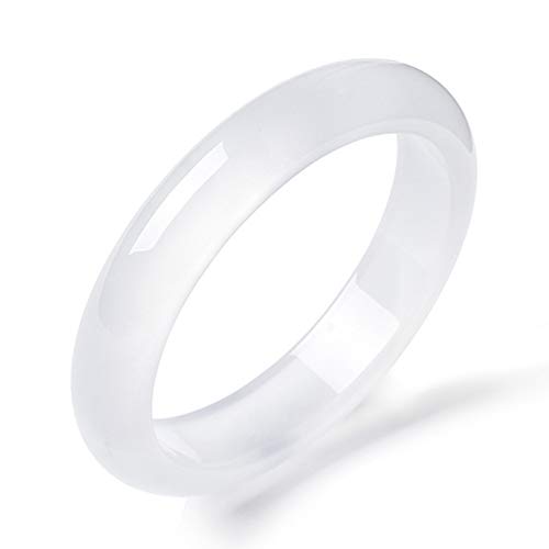 Bracelet en jade blanc sculpté main, le porte-bonheur idéal pour rayonner