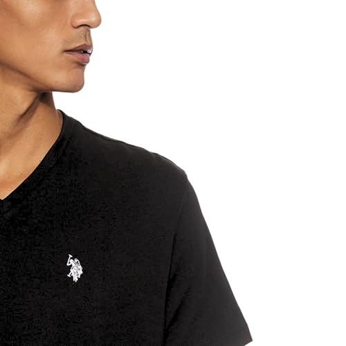 Image of U.S. Polo Assn. Men's Solid V‑Neck T-Shirt