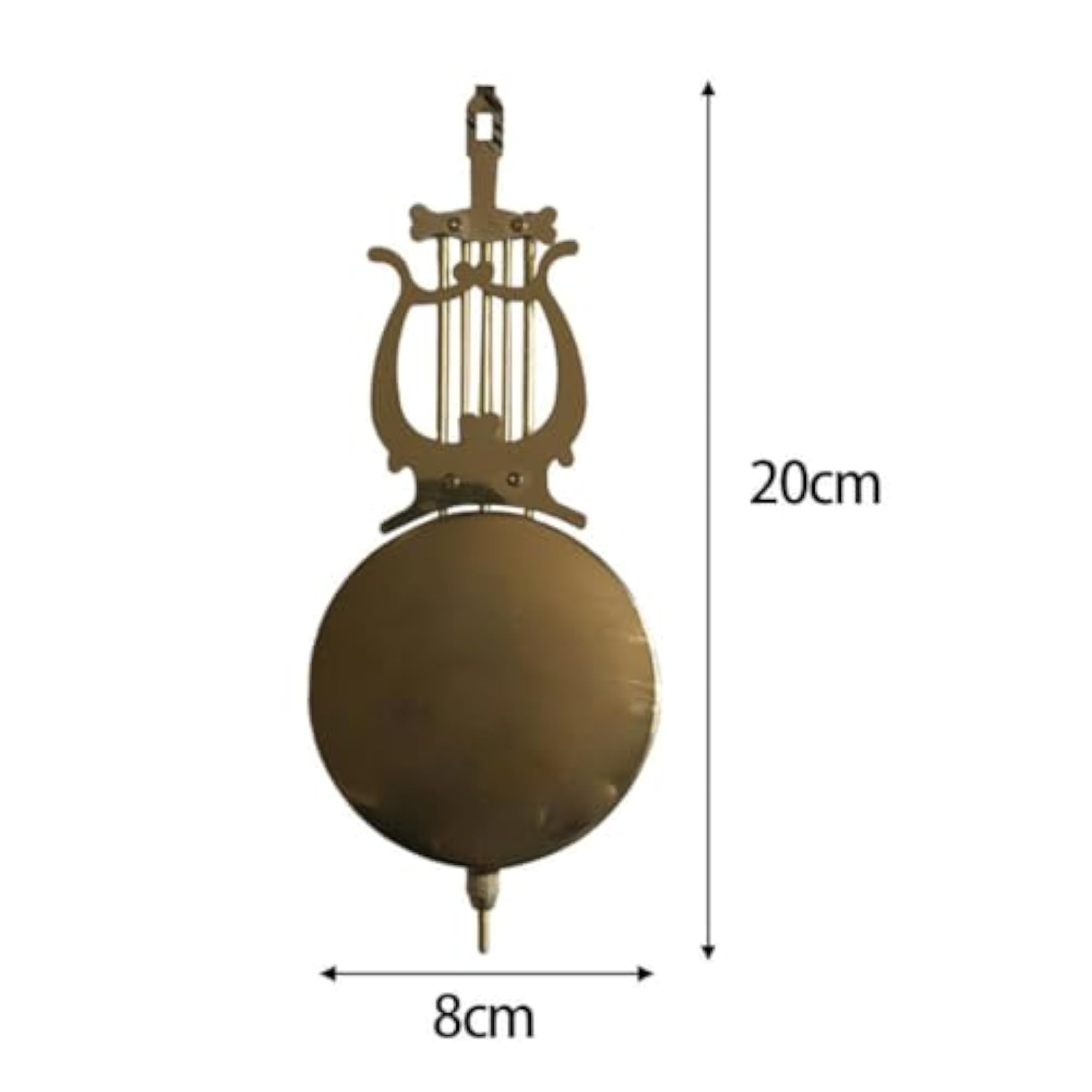 Metal Pendulum Hanging Decor Wall Clock