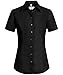 Produktbild GREIFF Damen-Bluse Basic, Regular Fit, Stretch, Easy-Care, 6516, schwarz, Größe 48