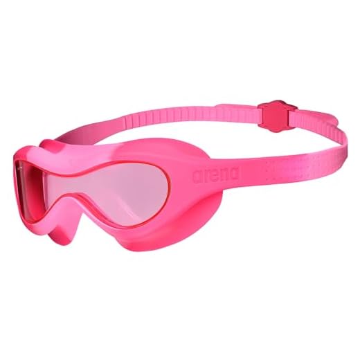 arena Spider Kids Mask Gafas de Buceo Antiempañamiento, Gafas de Natación con Lentes Grandes y Medianamente Oscuras para Cualquier Ambiente, Protección UV, Puente Nasal Autoajustable, Ajuste Ceñido