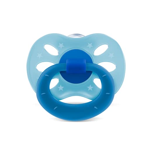 Lillo Kit De Chupeta Anatômica Extra Air Dia E Noite 6+ Meses -Azul