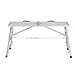 Platforma robocza stop aluminium wielofunkcyjna dekoracja drabinka składana przenośna stół warsztatowy do podnoszenia (kolor: Srebrny, rozmiar: 140 * 30 * 80-130 cm)