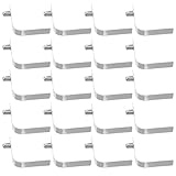 Homoyoyo 20 Stück Sonnenschutz Eisenverbinder für Vierbeinige Markisen Witterungsbeständige Reparaturclips aus Eisen für Outdoor Pavillons und Zeltgestelle