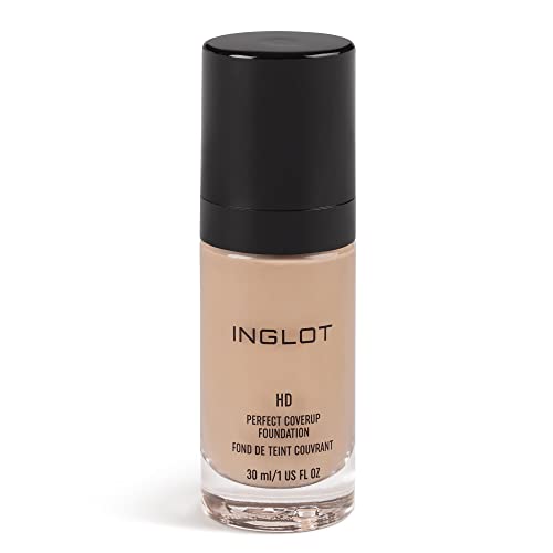 Inglot HD Perfect Coverup Foundation, Für einen langanhaltenden Effekt mit HD Pigmenten, Hypoallergen, natürliches, makelloses Aussehen, mit weißen Trüffelextrakts, 30 ml : 73