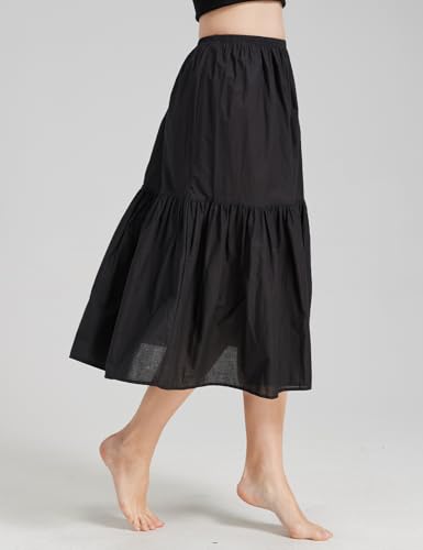 Image of BEAUTELICATE Half Slip Skirt Extender 100% Cotton Vintage Underskirt