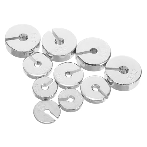 LOORGVEL Juego de Pesas de Calibración Gancho para Laboratorio, 35 Piezas (5g X20 10g X5 20g X5 50g X5), Material Duradero, Peso de Medición Preciso para Experimentos Físicos y Mecánicos