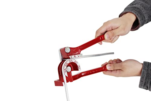 MaxWorks 50557 3 Size 1/4” 5/16” 3/8” 180 Degree Aluminum Tube Bender Lever for Water, Gas, Brake Line, and Pipe Applications, Red - Image 5
