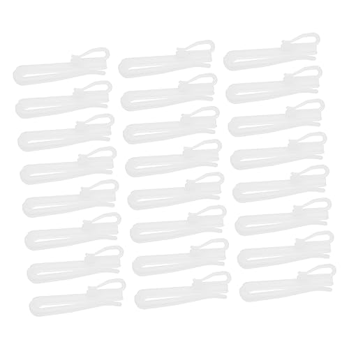 SOIMISS 200 piezas Ganchos Ajustables para Cortinas de Plástico Accesorios para Colgar Visillos y Paneles Ventanas y Salones Fáciles de Instalar y Duraderos