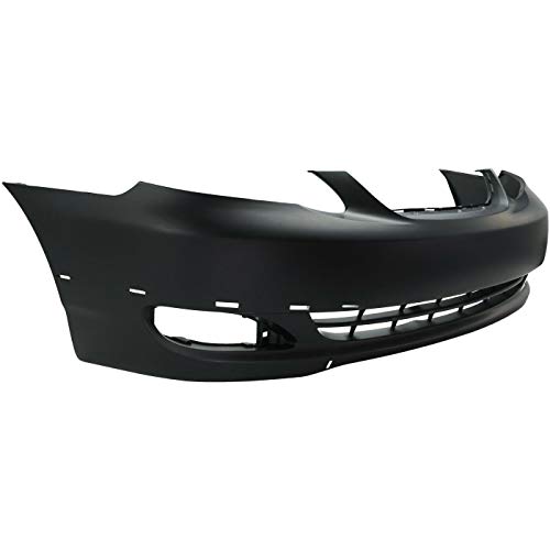 FitParts Compatible with Front Bumper Cover 2005-2008 Toyota Corolla Sedan S XRS Sedan 05-08. New, Primed and Ready for Paint. with Fog Light Holes. TO1000298 521190Z939 2006 2007 - Thumbnail 6