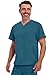 Dickies EDS Essentials Men Scrubs Top Tuckable V-Neck DK635, M, Caribbean Blue
