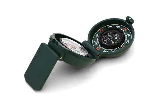 Coghlan's Compass Thermometer - Plastic, Luminous Dial, Outdoor Navigation Tool