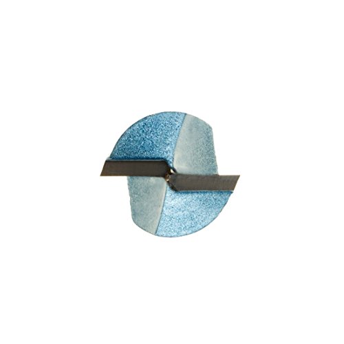 Uxcell 60 Degree V-Groove Router Bit 1/2" Dia With 1/4" Shank, Carbide Tipped V Grooving Bit (Light Blue) #TOP1