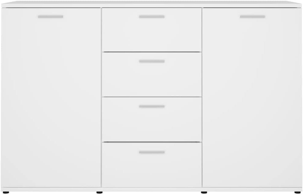 Sideboards and Buffets Cabinet with Storage Home Decor White 47.2"x14"x29.5" Chipboard (Color : White, Size : 47.2" x 14" x 29.5") (White 47.2" x 14" x 29.5")