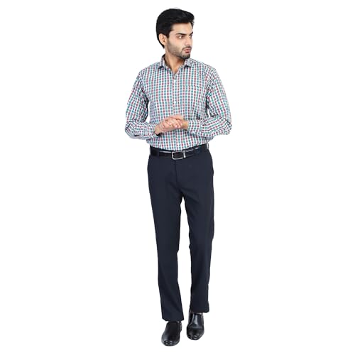 Image of TAHVO Men's Regular Fit Long Sleeves Cotton Formal Shirt
